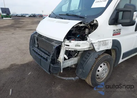 2021 Ram Promaster 3500 Cargo Van High Roof 159 Wb Ext from USA, damaged, VIN 3C6MRVJG9ME557977